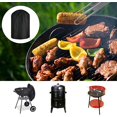 thumbnail image 5 of Cubierta redonda para barbacoa impermeable 420D tela Oxford Anti-UV con, 5 of 5