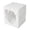 White_b, variant on GZXS 14.5" Dia Cylinder Side Table in Aged Brown Finish, Rustic Farmhouse No-Assembly End Table w/ Woven Rattan Texture, for Patio/Garden/Living Room