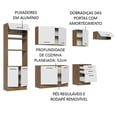 thumbnail image 4 of Cocina Integral Agata MADESA 330cm Marrón/Blanco, 4 of 5