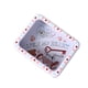 thumbnail image 2 of Caja decorativa de hojalata para dulces, repostería y galletas | Contenedor reutilizable para guardar joyas y artículos de papelería | Caja metálica de hojalata de 13,5 x 11 x 5 cm, 2 of 6