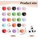 thumbnail image 2 of 110pcs Silicone Letter Spacer Beads 12mm Cube A-Z Alphabet Beads and Star Beads Colorful Letter Silicone Loose Beads for Beadable Pen Lanyards Keychain Bracelet Necklace Handmade Craft, 2 of 5