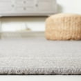 thumbnail image 4 of SAFAVIEH Kilim Roderick Solid Area Rug, Light Grey, 4' x 6', 4 of 8