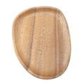 thumbnail image 1 of Modern and Personalized Walnut Wood Dinner Plate, Easy Cleaning & Lightweight for Desserts, Snacks, Fruits,Unique Japanese Style, Suitable for Tea, Reusable and, 1 of 7