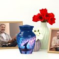 thumbnail image 6 of JAGASY Telescope Small Urns for Ashes for Women, Blue Urn for Ashes Adult Male, Night Starry Sky Decorative Urns for Parents, Pink Keepsake Cremation Urn for Mom & Dad, (3 Inch), 6 of 7