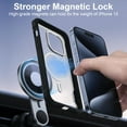thumbnail image 2 of ELEHOLD Magnetic Designed for iPhone 12 Pro Case, Compatible with MagSafe, Military-Grade Drop Protection Not Yellowing Clear Phone Case for iPhone 12 Pro with Shockproof Bumper,Black, 2 of 6