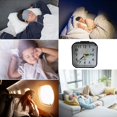 thumbnail image 5 of Analog alarm clock without ticking with light and snooze function and top button, loud alarm, silent alarm clock, battery operated, 5 of 5