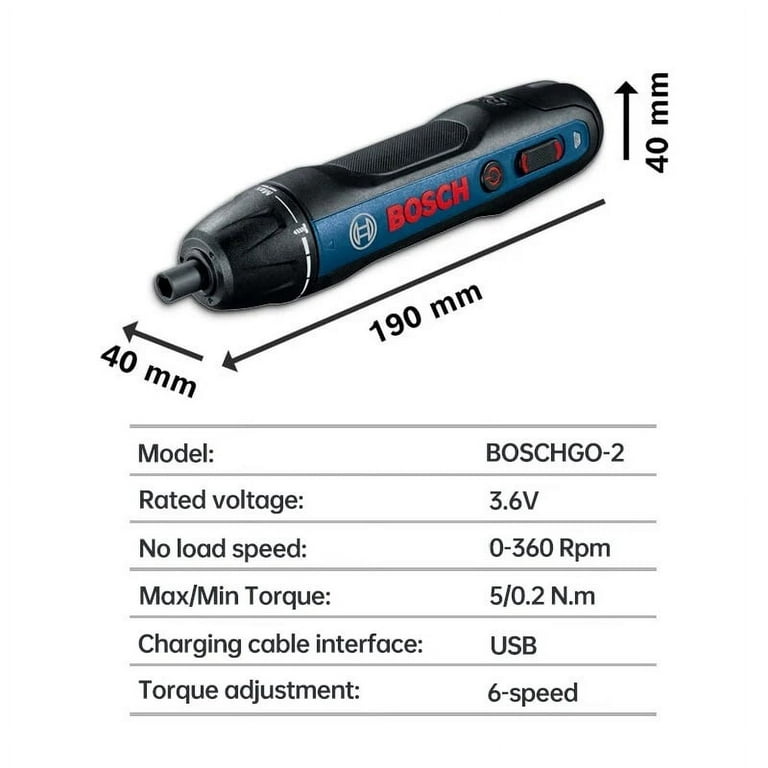 BOSCH Bosch GO 2 Cordless Electric Screwdriver Electric Screwdriver  Screwdrivers