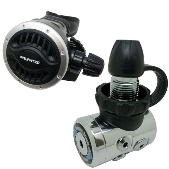 Scuba Diving Palantic AS105 DIN Regulator Adjustable Second Stage w/ 27" Hose
