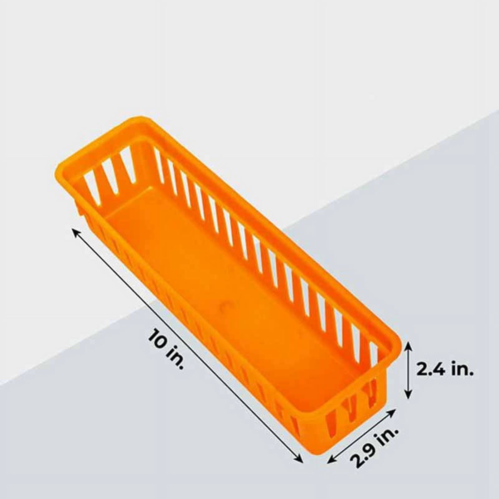 Classroom Pencil Organizer Pencil Basket or Crayon Basket, Colors, Random Colors (30 Pack)
