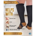 thumbnail image 4 of Calcetines de compresión Doctor's Select Copper Plus, talla 20-30 mmHg, 4 of 6