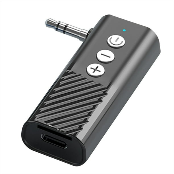 Transmisor Receptor Inalámbrico Bluetooth 5.3 Adaptador USB Receptor de Audio Bluetooth Cargador de Coche Aux para Altavoces de TV
