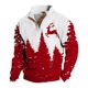 thumbnail image 1 of Sudadera sin capucha para hombre, moda, bolsillos, manga larga, estampado navideño, sudadera con capucha, blusa de poliéster para hombre., 1 of 2