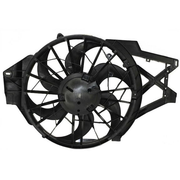Auxiliary Engine Cooling Fan Assembly - Compatible with 1997 - 2000 Ford Mustang 1998 1999