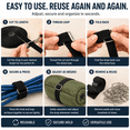 thumbnail image 5 of 1"x32ft Velcro Strap with 50 Metal Buckles, Adjustable Fastening Cable Strap for Efficient Storage, 5 of 7