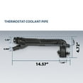 thumbnail image 3 of Thermostat Coolant Pipe Black Fit For 2019-2023 Mercedes Benz C300/E350/GLC300/GLE350,Fit Benz M264 Engine CLS C-Class E-Class Models, 3 of 10