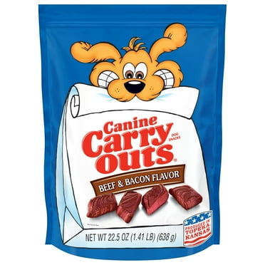 Canine Carry Outs Beef & Bacon Flavor Dog Treats, 22.5oz Bag