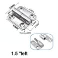 thumbnail image 2 of 6Pcs Detachable Hinge Slip Joint Flag Lift Off Detachable Door Stainless Steel, 2 of 8