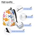 thumbnail image 5 of Casual Canvas Backpack Without Interlayer Large Capacity Stick Bag Design For Outdoor Shopping Office Outdoor Sports Cute Fish Medium, 5 of 7