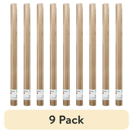 (9 pack) Pen+Gear 30" x 30" Kraft Paper Roll, Assorted