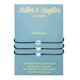 thumbnail image 1 of Juego de pulseras a juego para madre e hija, 3 piezas de pulseras ajustables con encanto de corazón, (Negro), 1 of 6