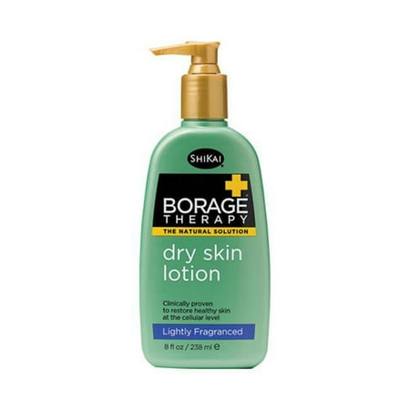 Shikai Products 0611400 Borage Therapy Dry Skin Lotion Lightly Fragranced, 8 fl oz