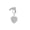 Heart-2, variant on Butterfly Fake Belly Button Bar Barbell Body Non Piercing Clip Navel Ring Gift-Heart-2