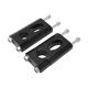 thumbnail image 4 of par de elevadores de abrazadera de montaje de manillar, Clip de elevación de manillar con revestimiento negro de aluminio de 7/8 pulgadas para motocicleta, 4 of 9