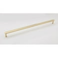 thumbnail image 3 of Alno A717-18 Moderne 18" Center To Center Solid Brass Flat Bar Large Cabinet Handle /, 3 of 5