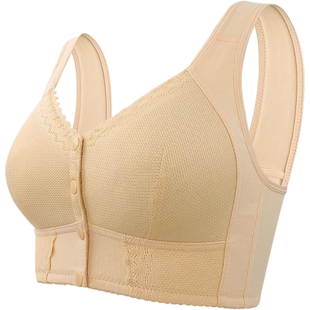 Urintroduce Bra, Emily Charm Bra, Moona Bra para personas mayores, sujetador transpirable con cierre frontal para personas mayores, sujetadores con cierre frontal