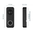 thumbnail image 3 of Heath Zenith Heath Zenith Black Plastic Wireless Lighted Battery-Operated Push Doorbell Button with Realistic Decoy Camera, 3 of 8