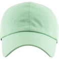 thumbnail image 2 of Classic Washed Solid Cotton Dad Hat Adjustable Baseball Cap Polo Style, 2 of 5