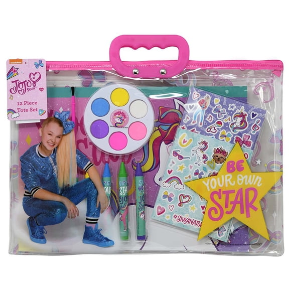Jojo Siwa 12pc Stationery in Zipper Tote Set