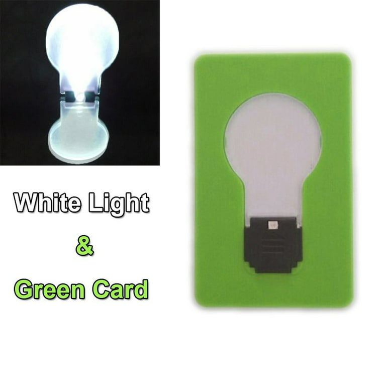 5 PCS/LOT Led Night Light Portable Energy-Saving Lamp Pocket Card  Nightlight for Laptop/PC/