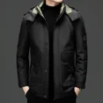 thumbnail image 1 of Chaqueta de plumón para hombre, forro desmontable grueso de invierno, 2024, nueva chaqueta cálida resistente al viento y al agua, 1 of 3