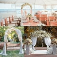 thumbnail image 6 of Hyindoor Wedding Garden Arch 7.87 x 4.59 x 1.25FT Climbing Plant Balloon Party Decoration 2 Assembly Methods（Black）, 6 of 8