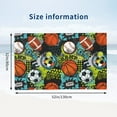 thumbnail image 2 of Balls Bath Towel, Highly Absorbent towels for bathroom Quick Drying Microfiber Bath Towels for Body, Soft Shower Towels for Sport, Yoga, SPA, Gym 27x55in, 2 of 5