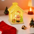 thumbnail image 5 of RXIRUCGD Mini Christmas House Ornament Luminous Holiday Decor PVC Small Gift for Festive Tabletop Mantel and Winter Home Decoration, 5 of 6