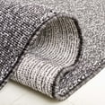 thumbnail image 5 of SAFAVIEH River Randa Solid Polyester Area Rug, Charcoal, 6'7" x 6'7" Square, 5 of 8