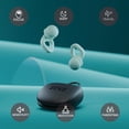 thumbnail image 2 of Zenz Unwind Pro Earplugs for Noise Reduction - Reusable Soft Silicone for Sleep, Travel, Yoga - 35dB Hearing Protection - Mint, 2 of 5