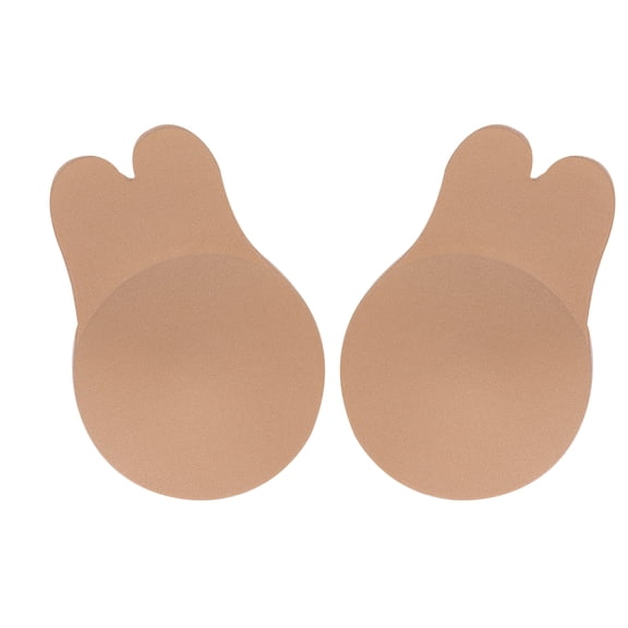 LYUMO Adhesive Bra,Sticky Bra,Women Solid Color Rabbit Sticky Bra Adhesive Bra Strapless Backless Bra