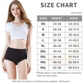 thumbnail image 5 of Women's High Waisted Cotton Underwear Ladies Soft Full Briefs Panties Multipack, 5 of 12