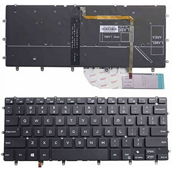 New Replacement for Dell XPS 13 9343 13 9350 9360 Keyboard US Backlit 0DKDXH NSK-LS0BW