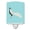 Blue Check, variant on Silver Pheasant Green Ceramic Night Light