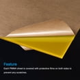 thumbnail image 4 of Uxcell PMMA Acrylic Sheets Colored Non Transparent 6 x 6 Inch Yellow for Crafts 2 Pack, 4 of 4