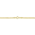 thumbnail image 2 of KoolJewelry 14k Yellow Gold Diamond Weave Chain Necklace (2 mm, 26 inch), 2 of 5