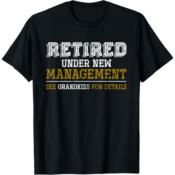 Funny Grandkids Grandpa Retirement Gift Retired T-Shirt