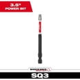thumbnail image 4 of Shockwave 48-32-4573 Impact Duty Power Bit, NO 3, Square Recess, 3-1/2 in OAL, Proprietary Steel, 4 of 6