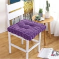 OUSGAR 18x18 inches Square Chair Cuhsion Thicken Tufted Seat Cushion