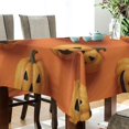 thumbnail image 3 of 60x60 Inch Tablecloth Polyester Square Tablecloth for Home Kitchen Dinner Decor 3d Pumpkin, 3 of 9