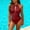 Wine, variant on Sakmal Womens One Piece Swimsuits Modest Bathing Suit Beach Green V Neck Womens Swimwear L